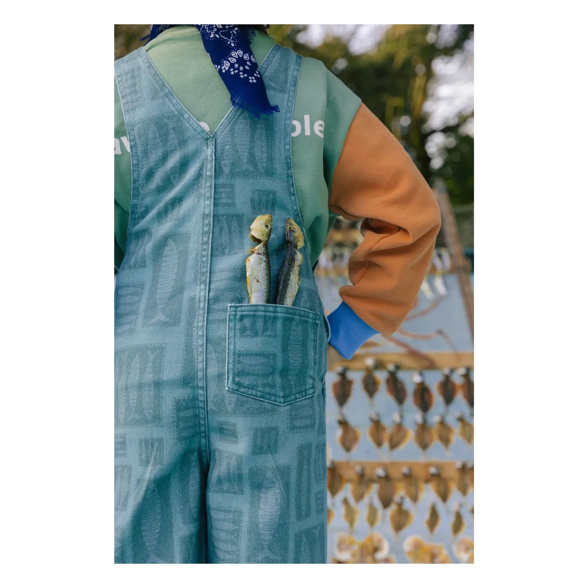 Favorite People - Alfama dungarees | Green