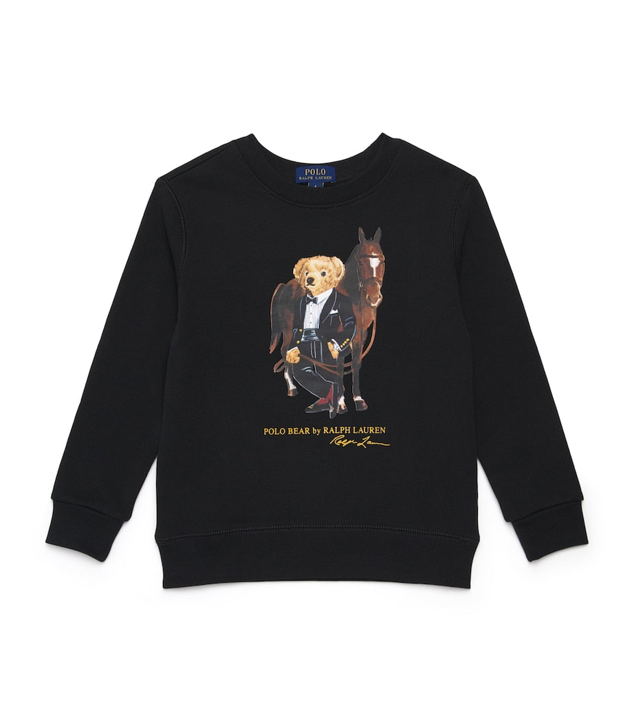 Ralph Lauren Kids Cotton Polo Bear Sweatshirt (6-14 Years)