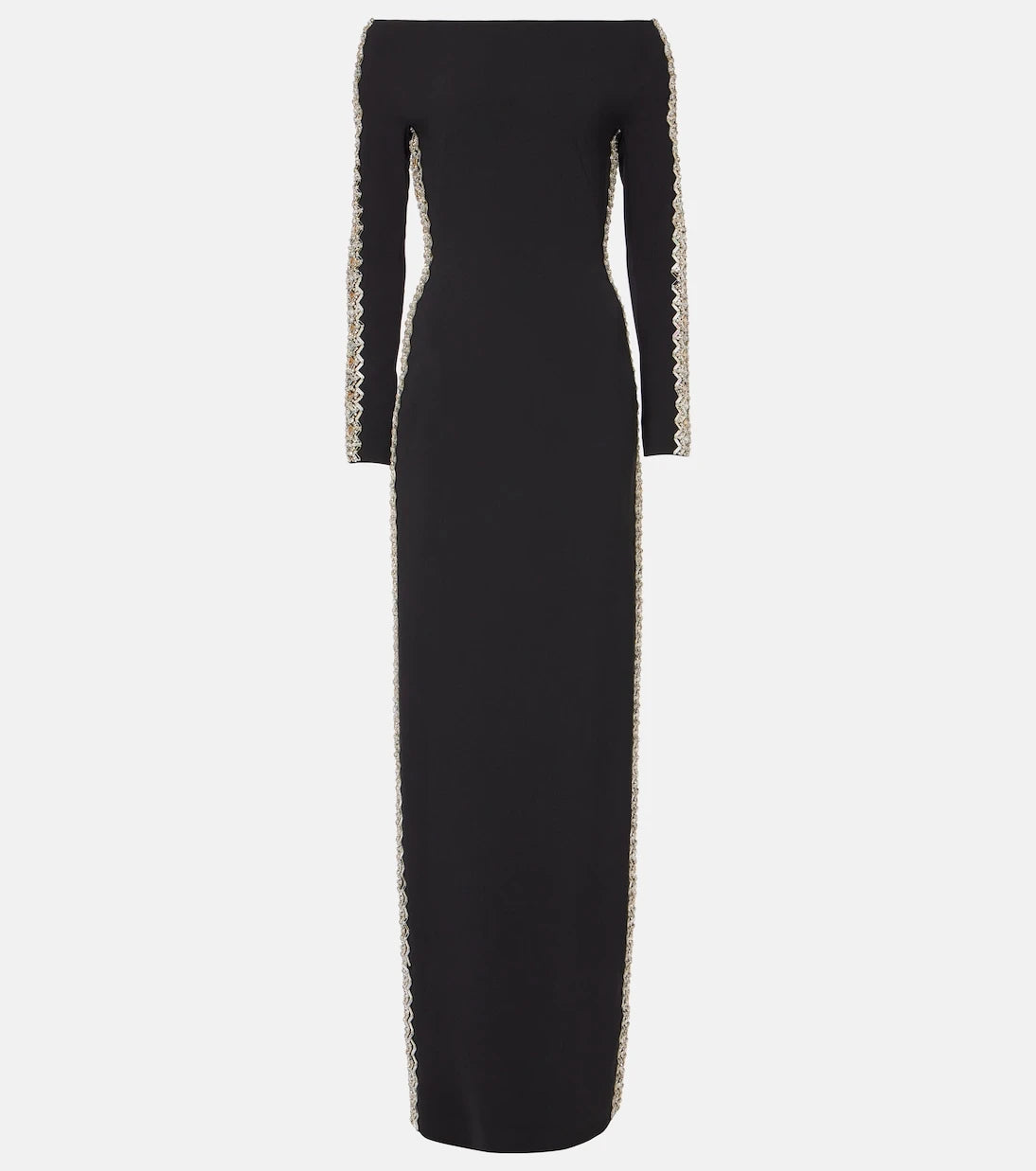 Jenny Packham - فستان شارما من الكريب المطرز