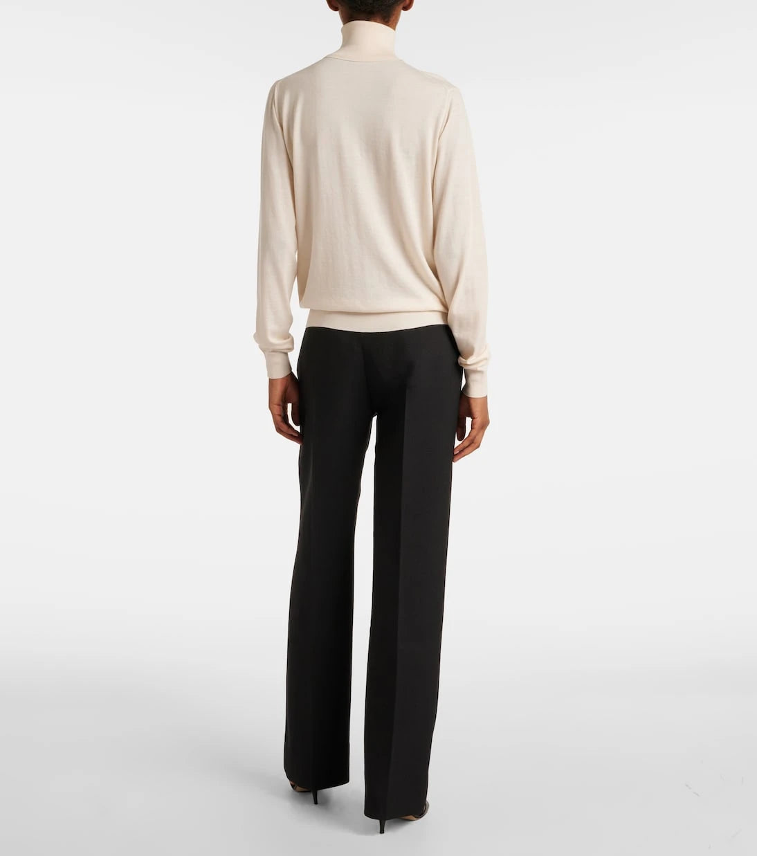 The Row - Heva wool jersey turtleneck sweater