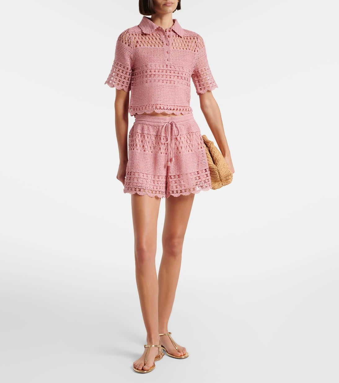 Zimmermann - Wanderlust crochet shorts