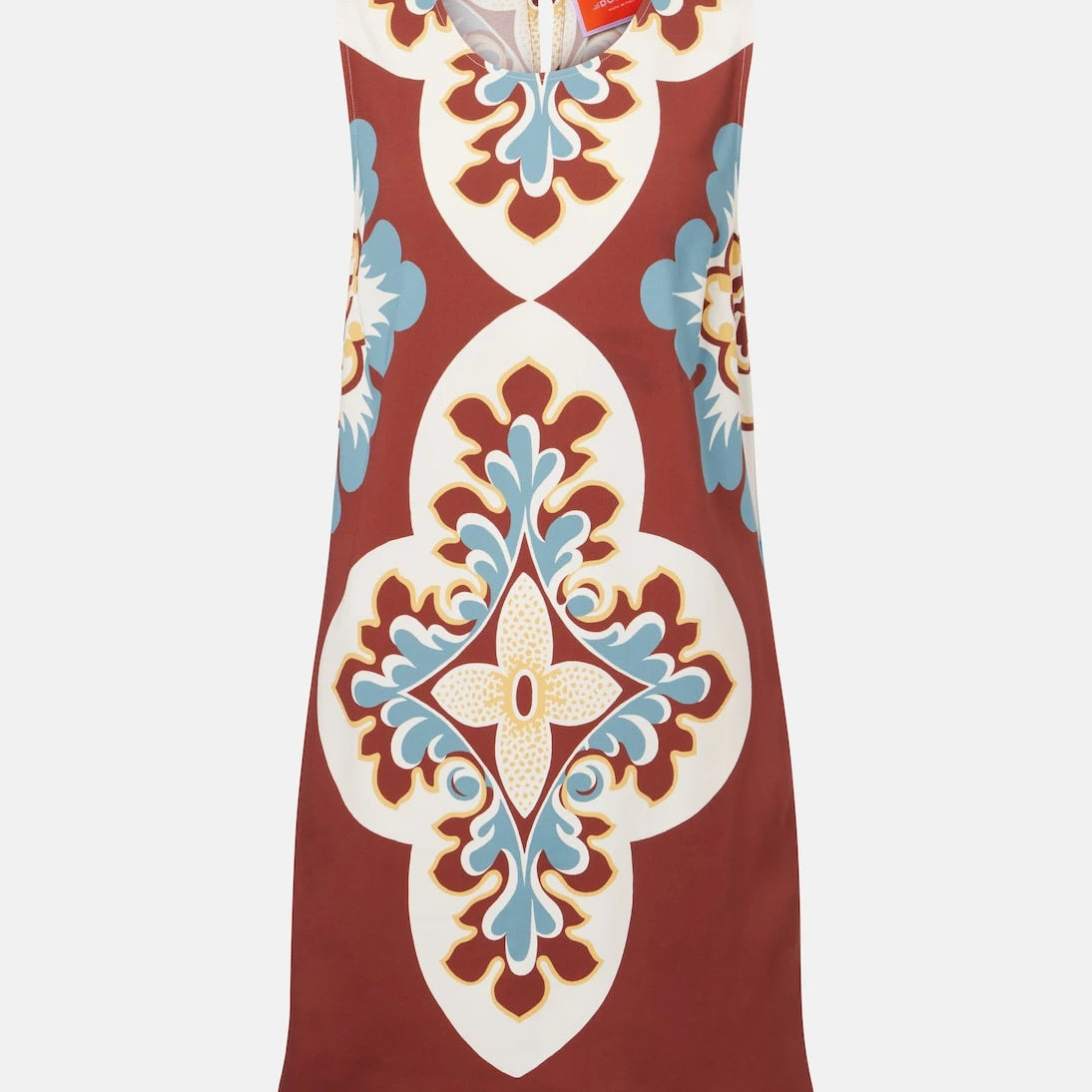 La DoubleJ - Printed satin shift dress