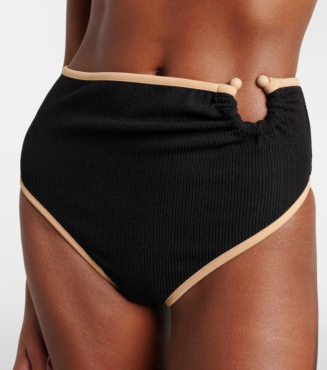 Johanna Ortiz - Ribbed-knit bikini bottoms