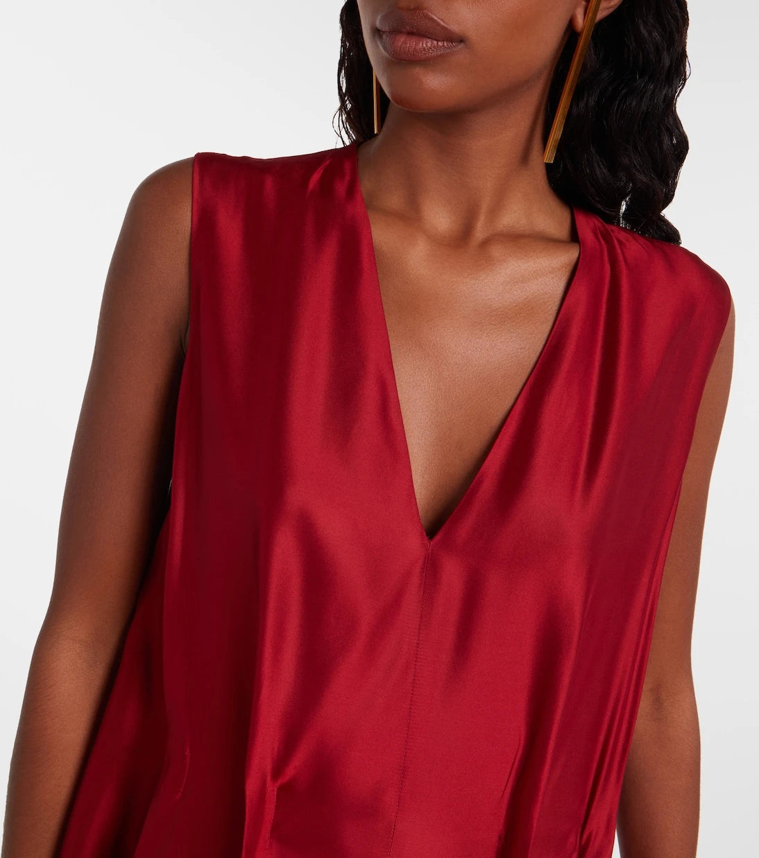 Khaite - Syd satin maxi dress