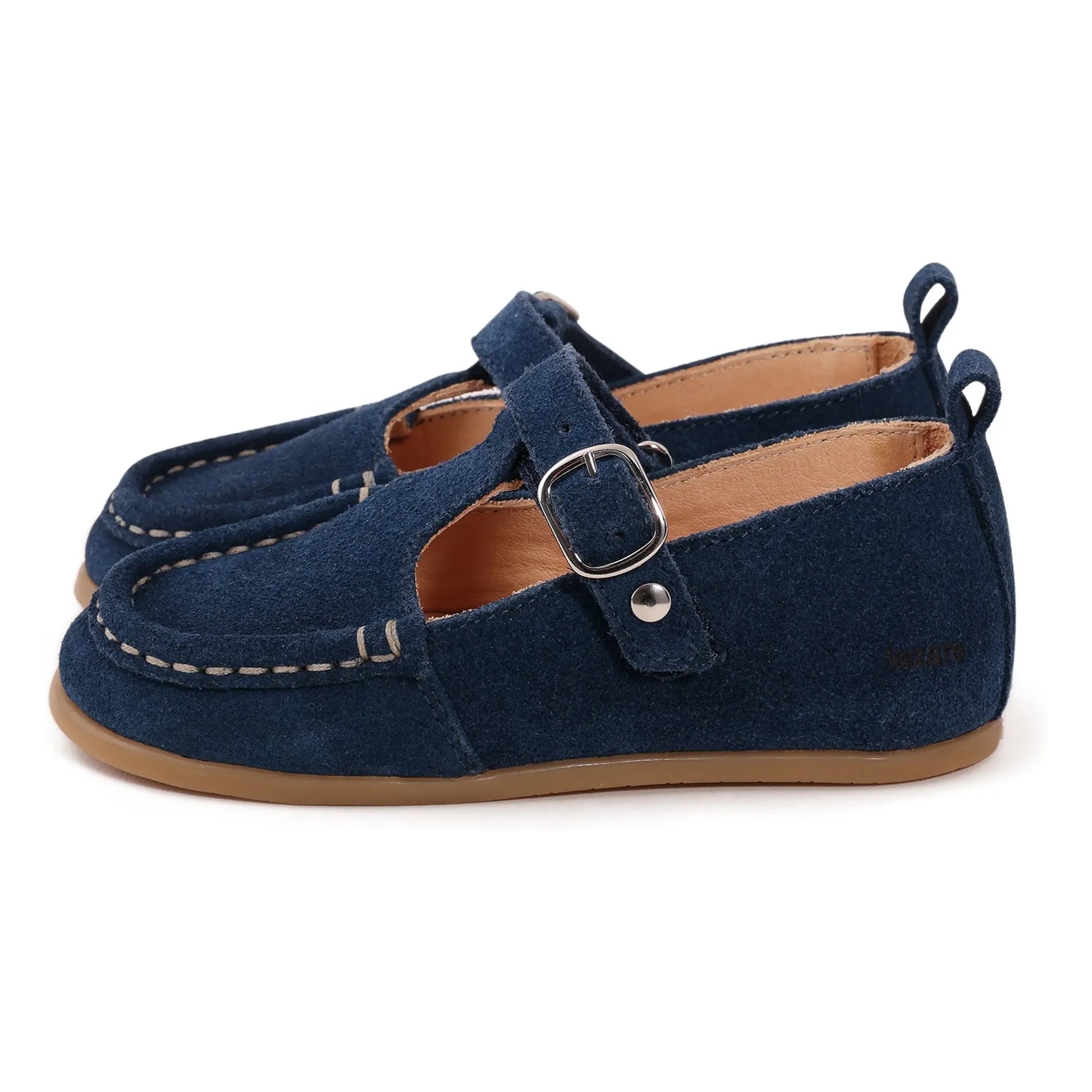 Lazare - Babies Olive Suede | Navy blue