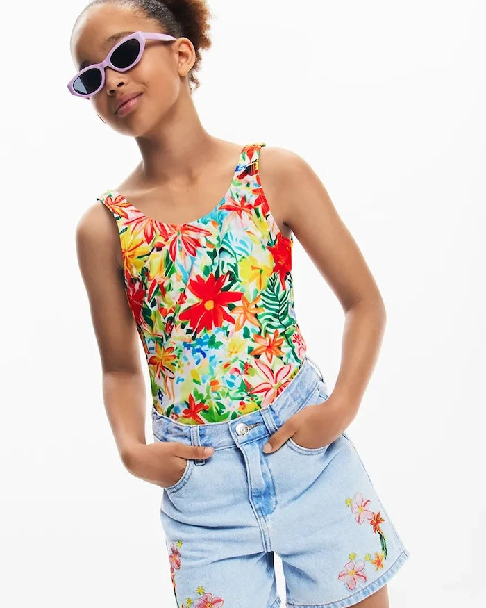Детски дънков къс панталон Desigual