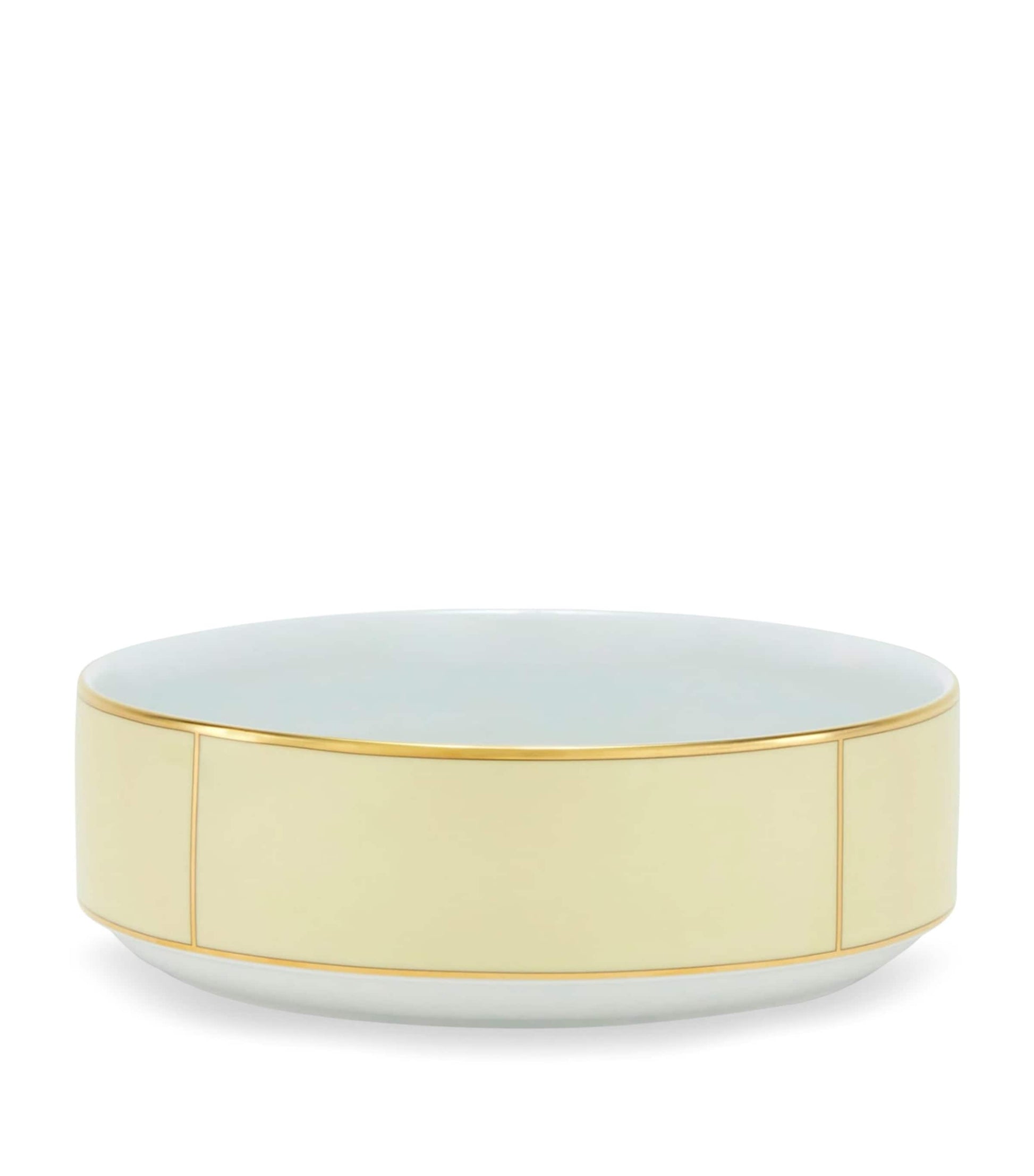 GINORI 1735 Porcelain Colonna Diva Giallo Salad Bowl (24cm)