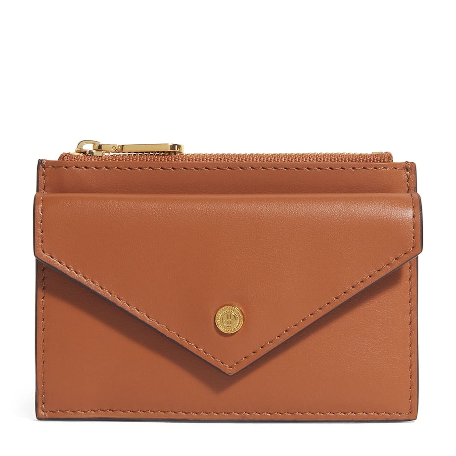 Tan Smooth Leather Card Holder