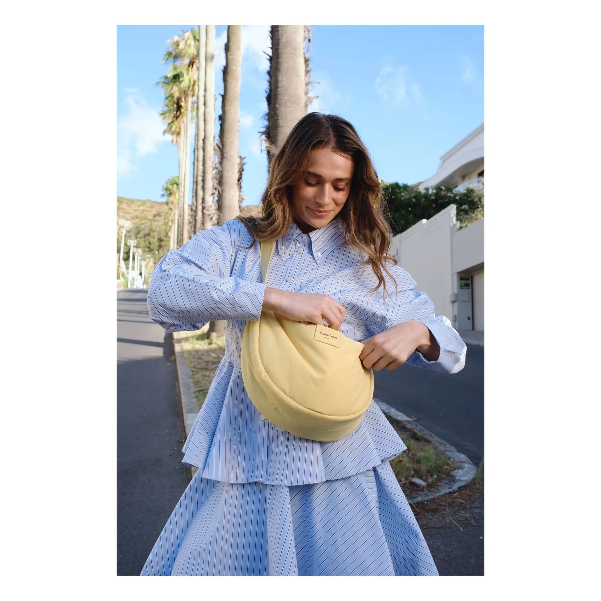 Studio Noos - Banana bag | Pale yellow