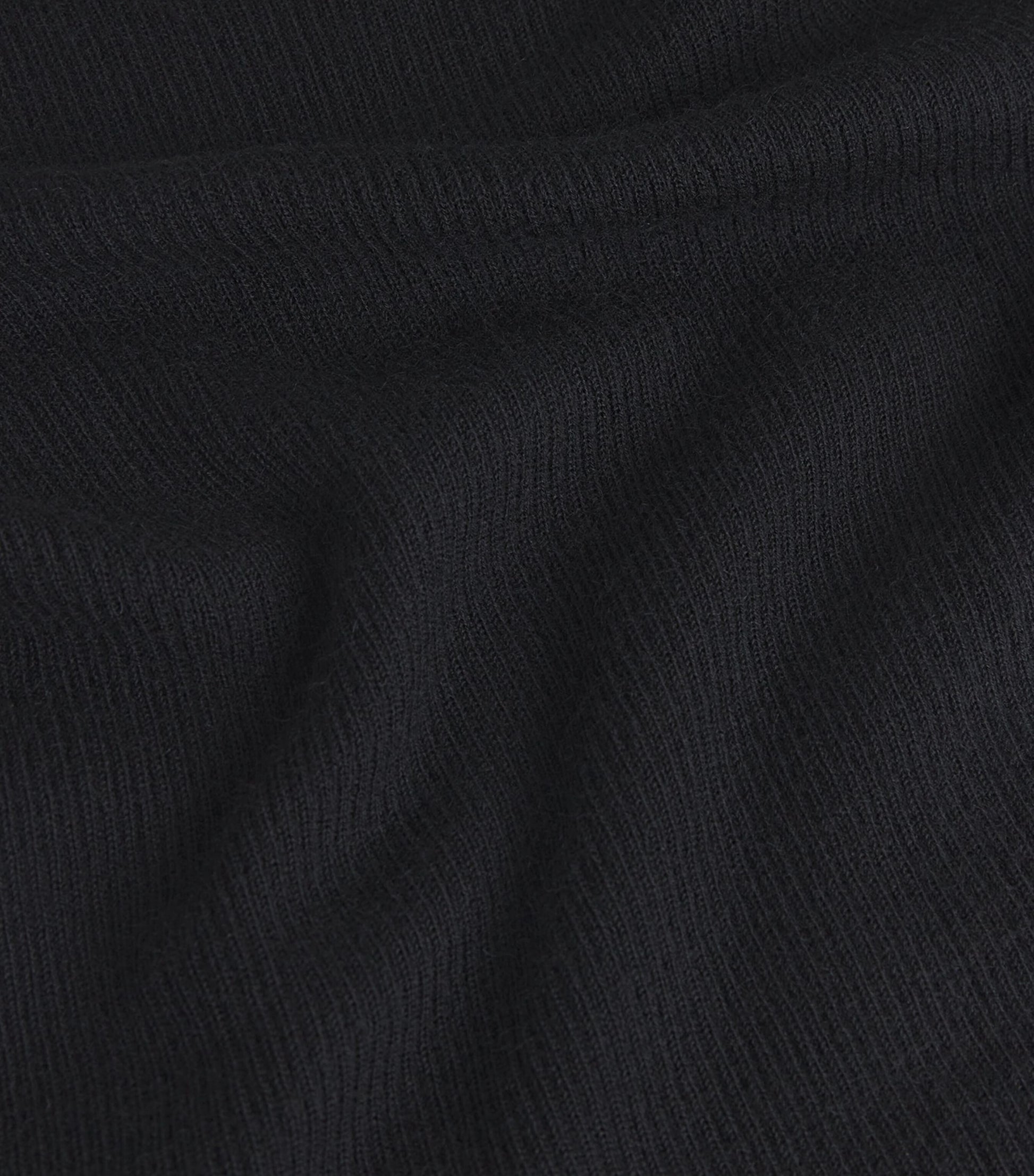 Johnstons Of Elgin Black Superfine Cashmere Tank Top