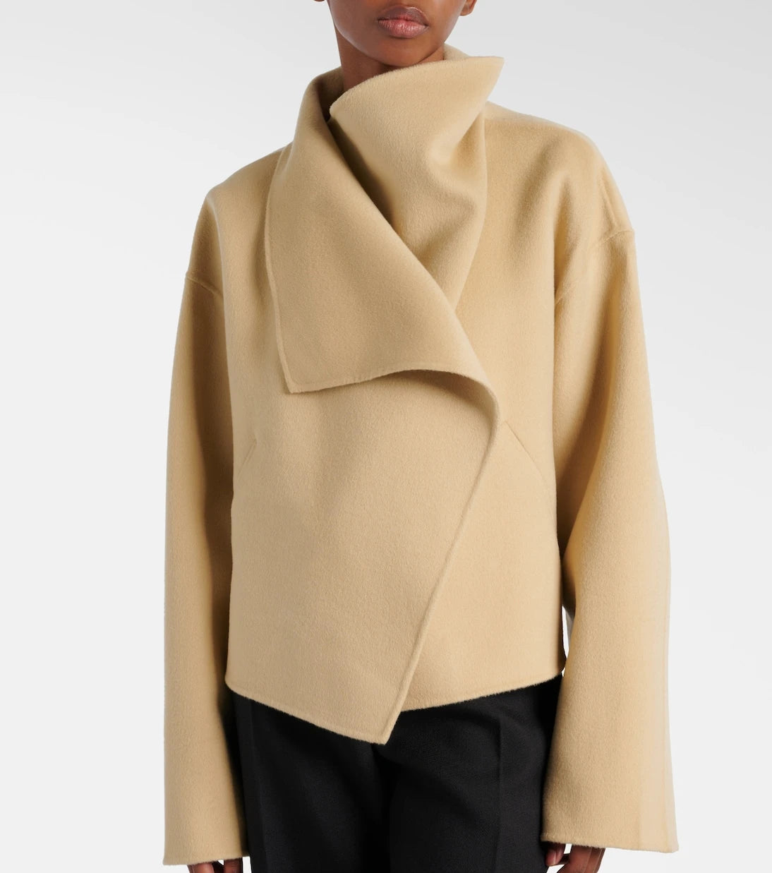 Toteme - Signature cropped wool doublé jacket