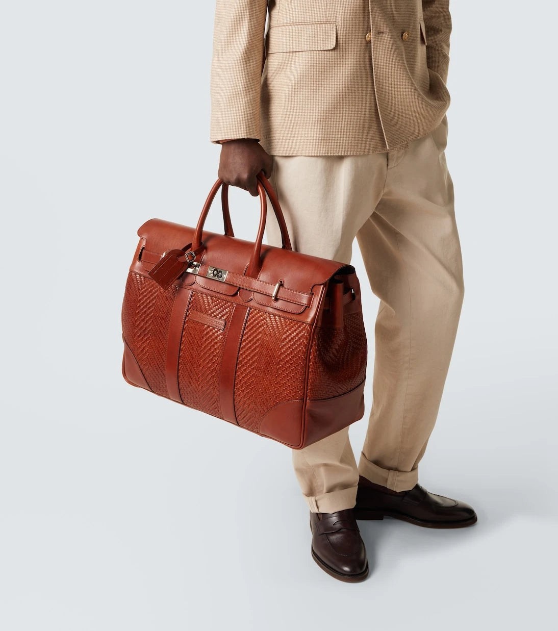 Brunello Cucinelli - Country leather tote bag