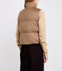 Beige The Cube Quilted Gilet