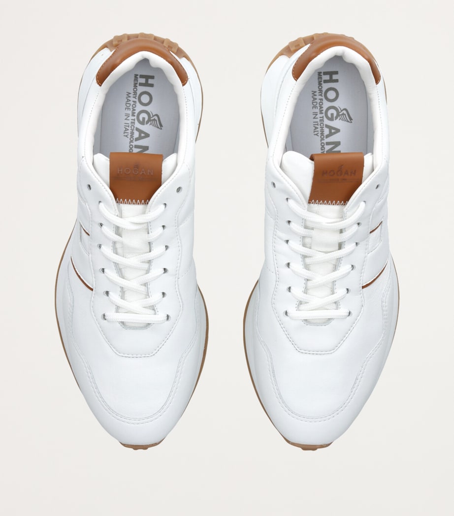 Leather H641 Allacciato Sneakers