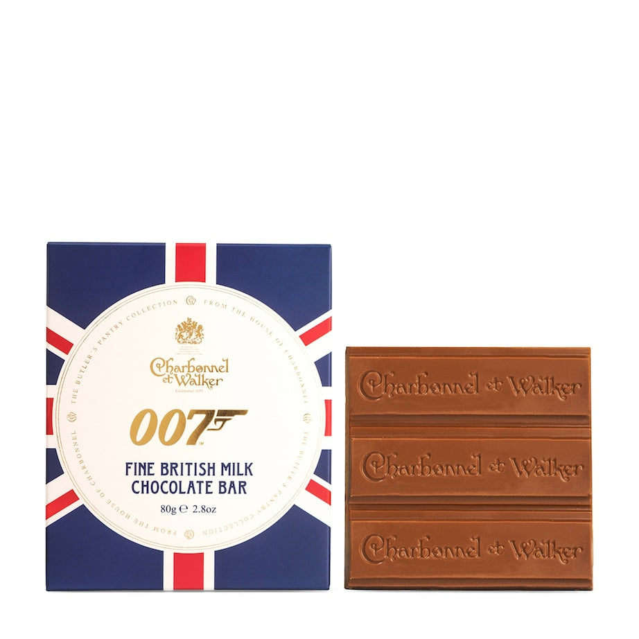 Charbonnel et Walker James Bond 007 British Fine Milk Chocolate Bar (80g)