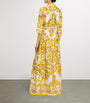 Dolce & Gabbana Multi Silk Printed Maxi Dress