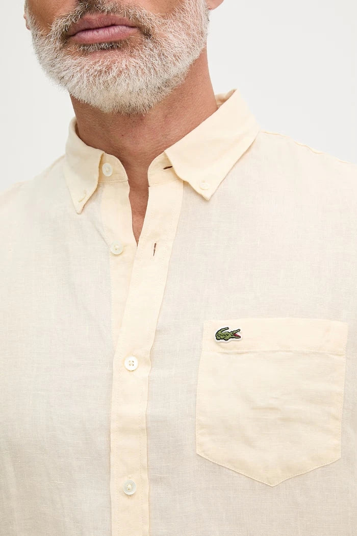 Lacoste риза мъжка от лен