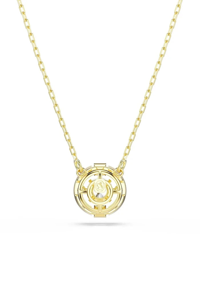 Swarovski altın kaplama kadın kolye, zirkonlu UNA
