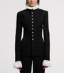 Ralph Lauren Collection Black Wool Grain de Poudre Eliza Jacket