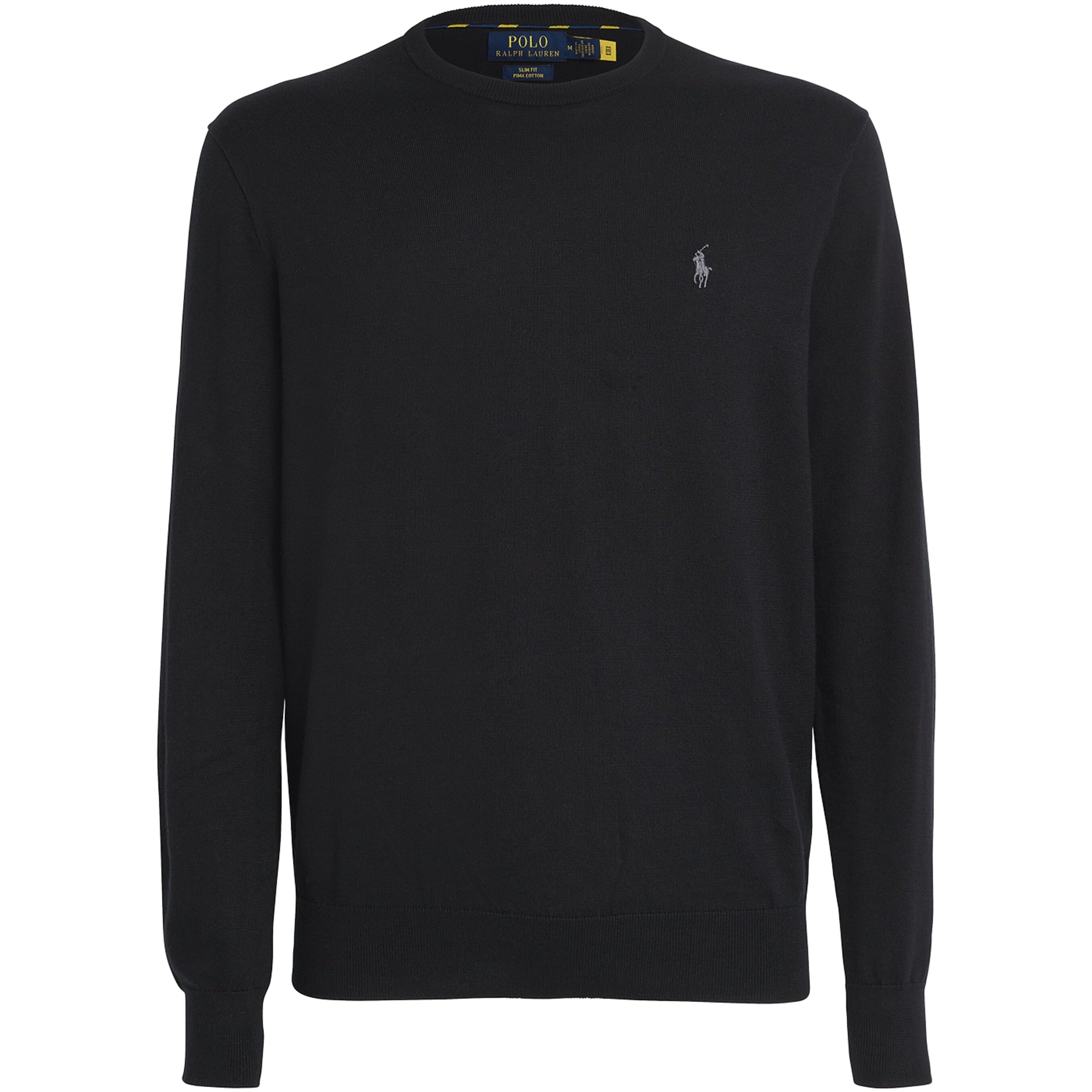 Polo Ralph Lauren Black Pima Cotton Sweater
