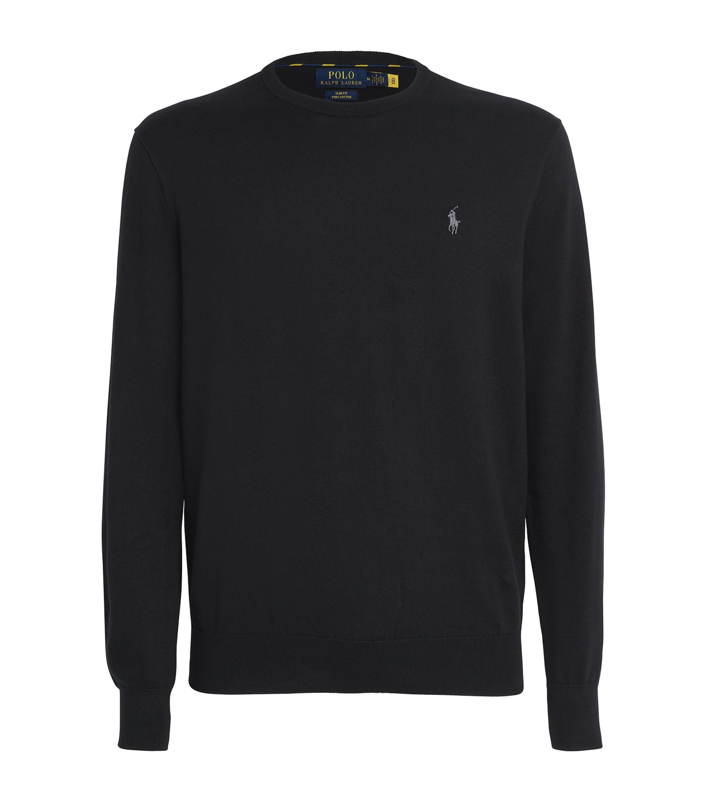 Polo Ralph Lauren Black Pima Cotton Sweater