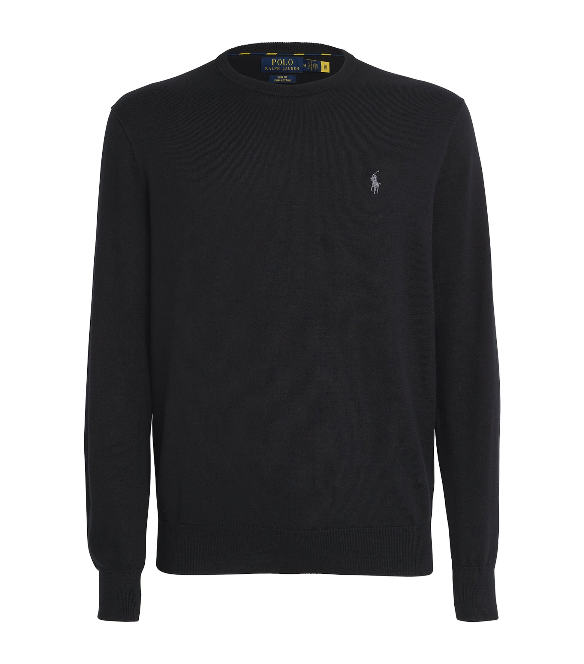 Polo Ralph Lauren Black Pima Cotton Sweater