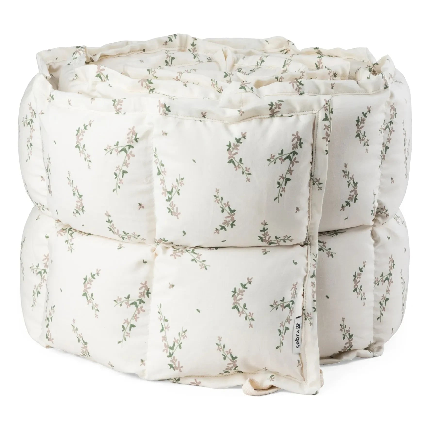 Sebra - Blossom bed bumper | Ecru