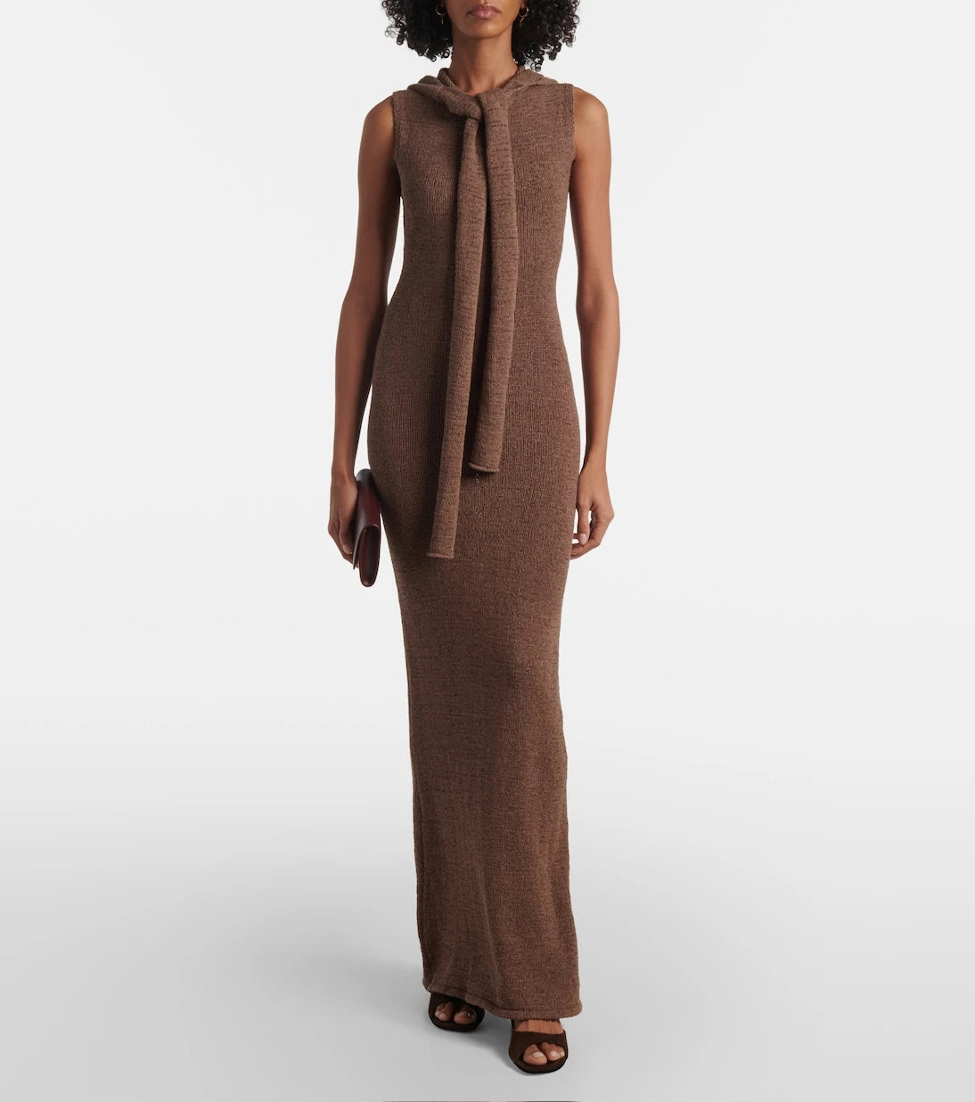 Aya Muse - Rory hooded cotton-blend maxi dress