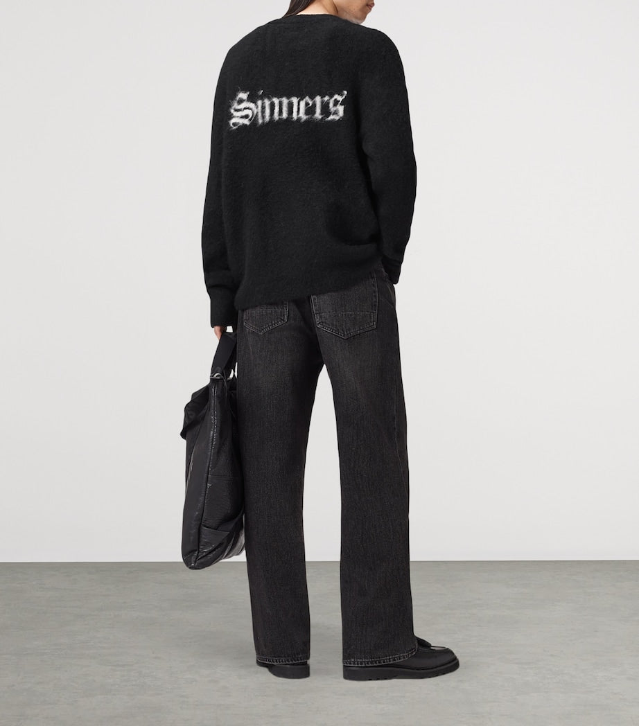Wool-Blend Saints Sweater