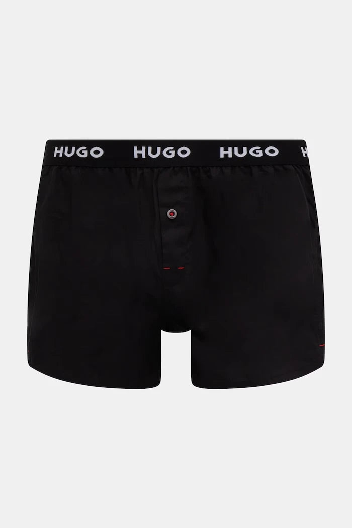 HUGO erkek pamuklu rahat boxer WOVEN BOXER TRIPLET 3'lü