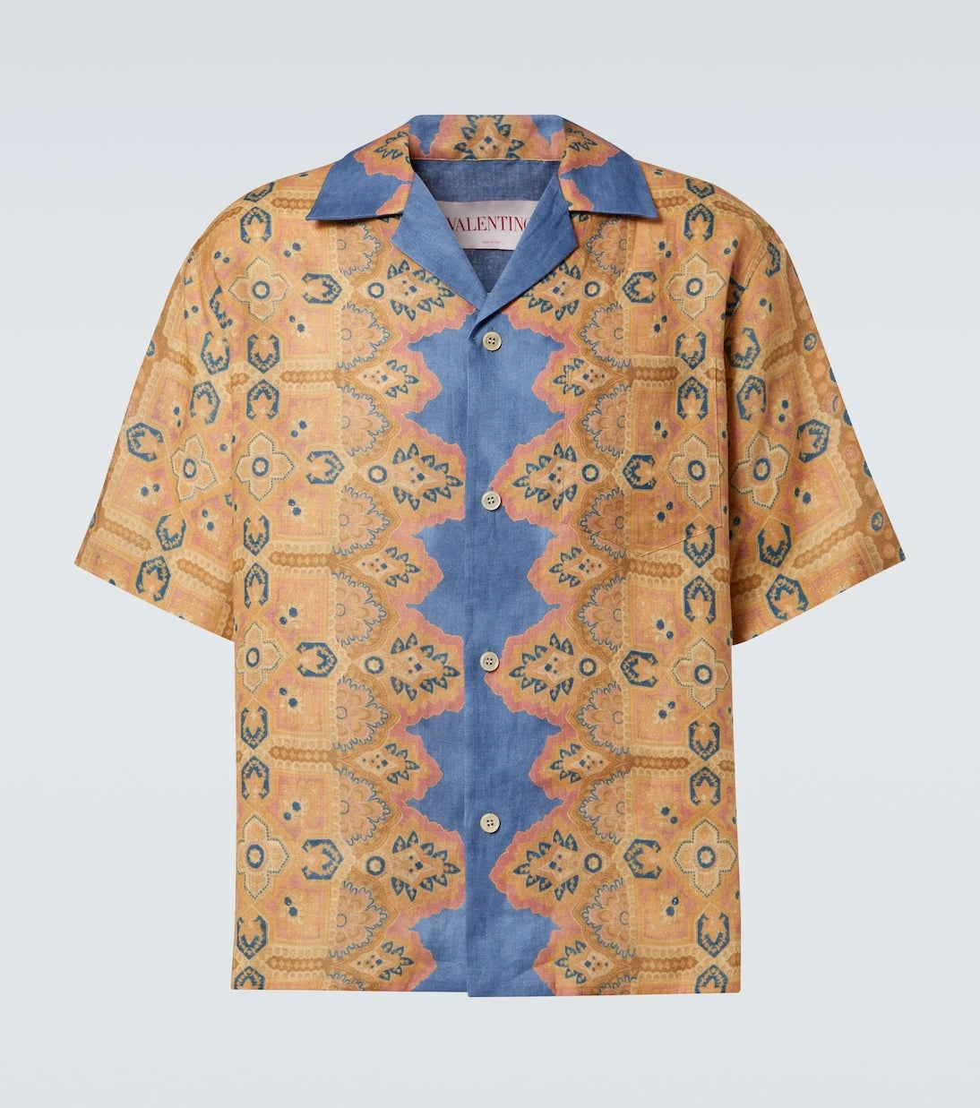 Valentino - Printed linen shirt