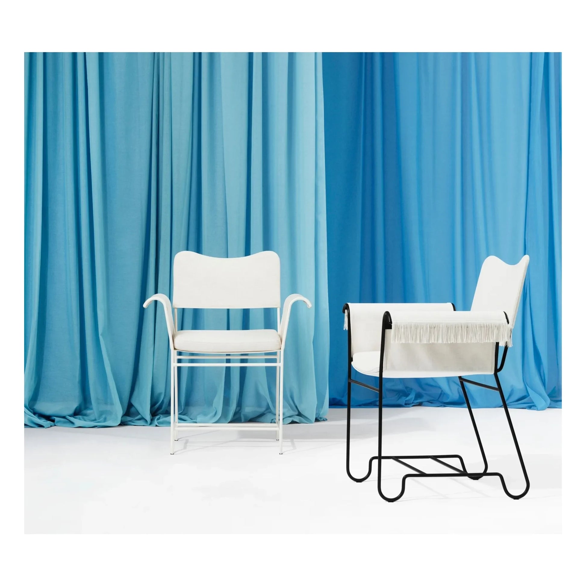 Gubi - Chaise Tropique, Mathieu Matégot | White