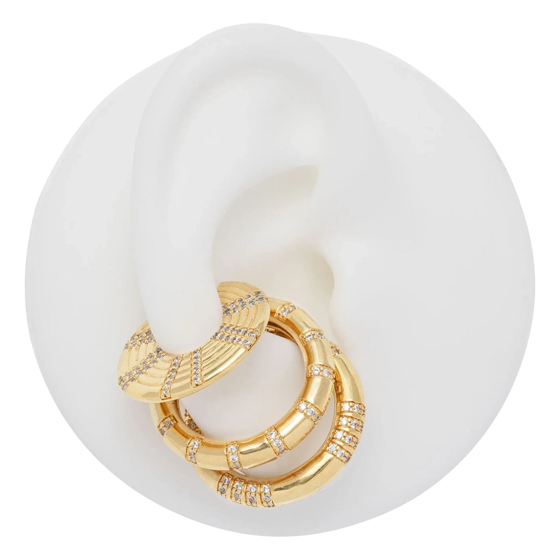 Sigal - Earcuff Deca | White