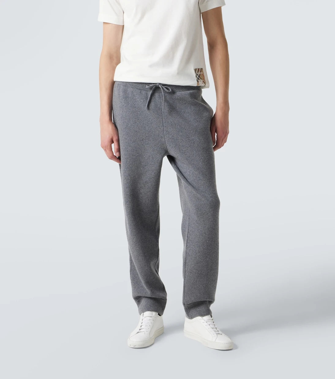 Burberry - Cashmere-blend straight sweatpants