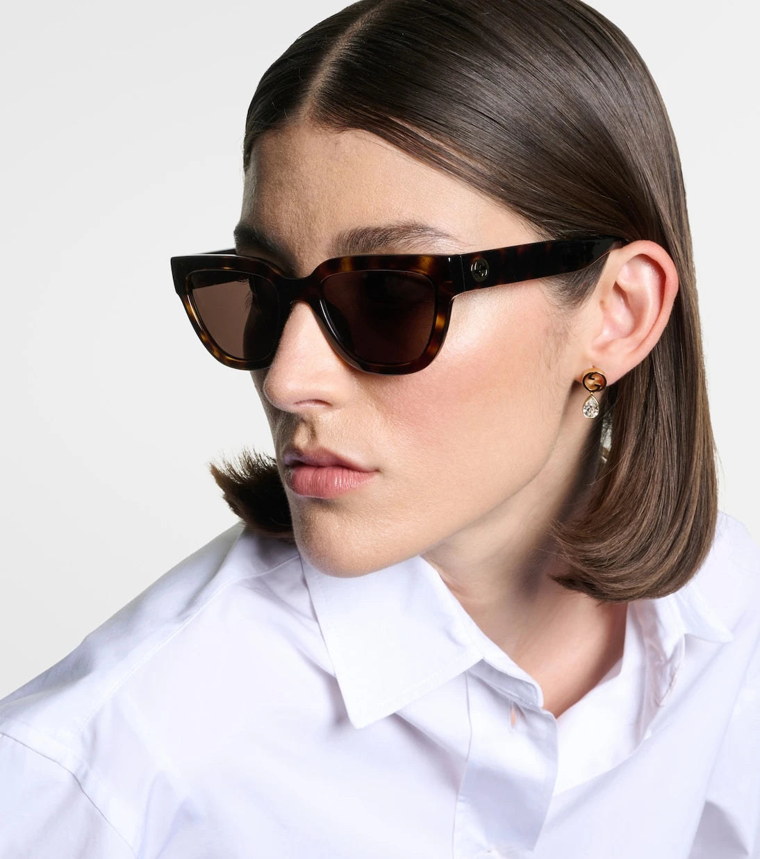Gucci - Interlocking G cat-eye sunglasses