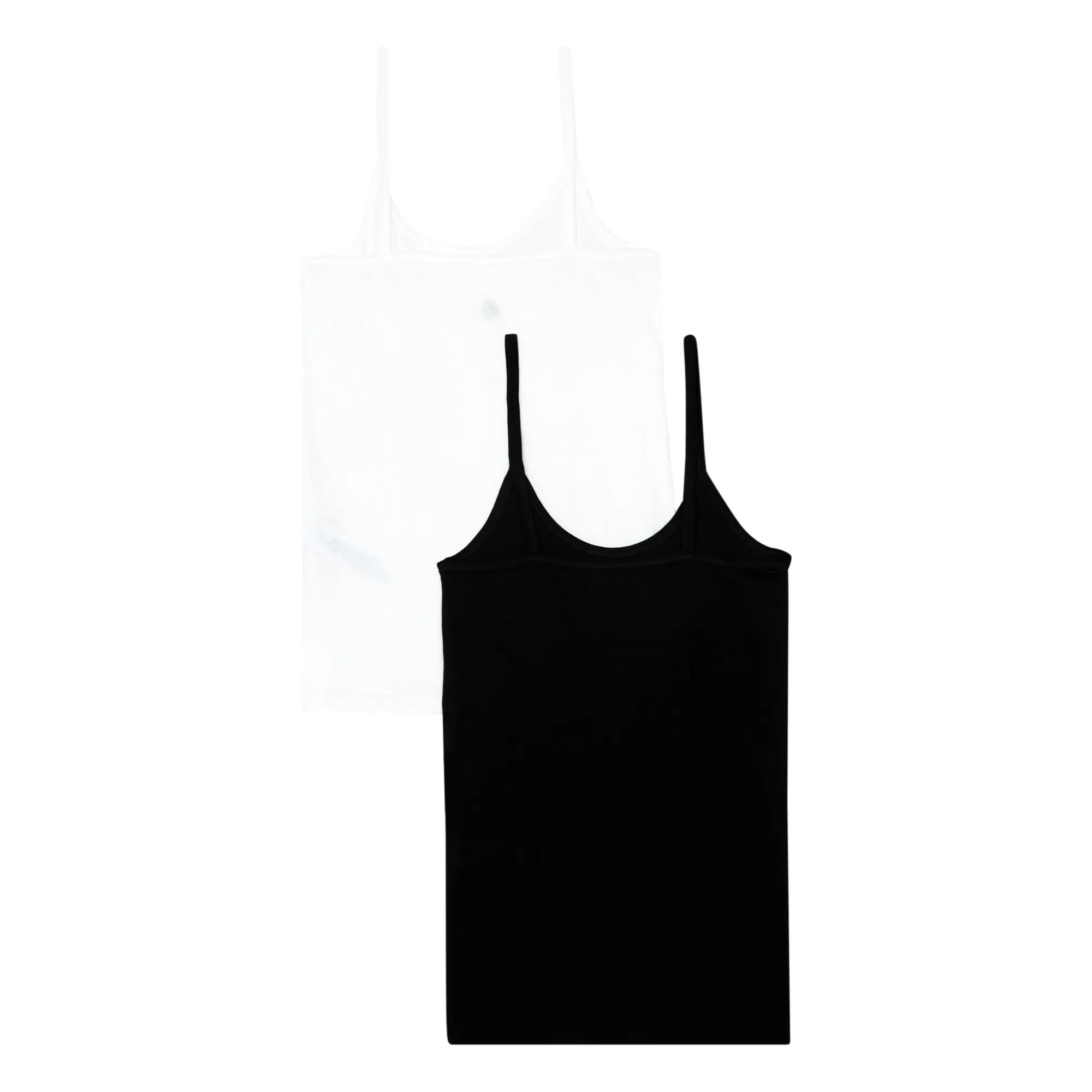 Petit Bateau - Set of 2 Tank Tops - Women's Collection  | Noir/Blanc
