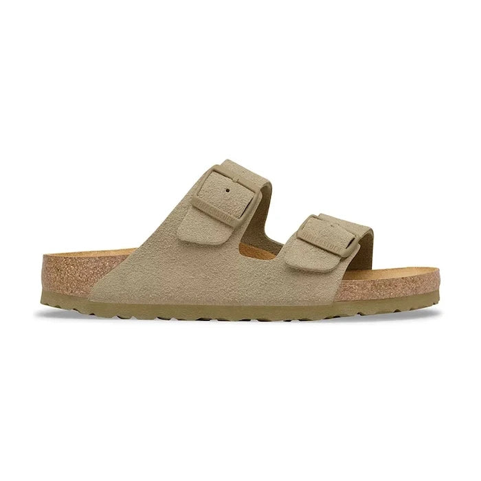 Birkenstock чехли от велур Arizona
