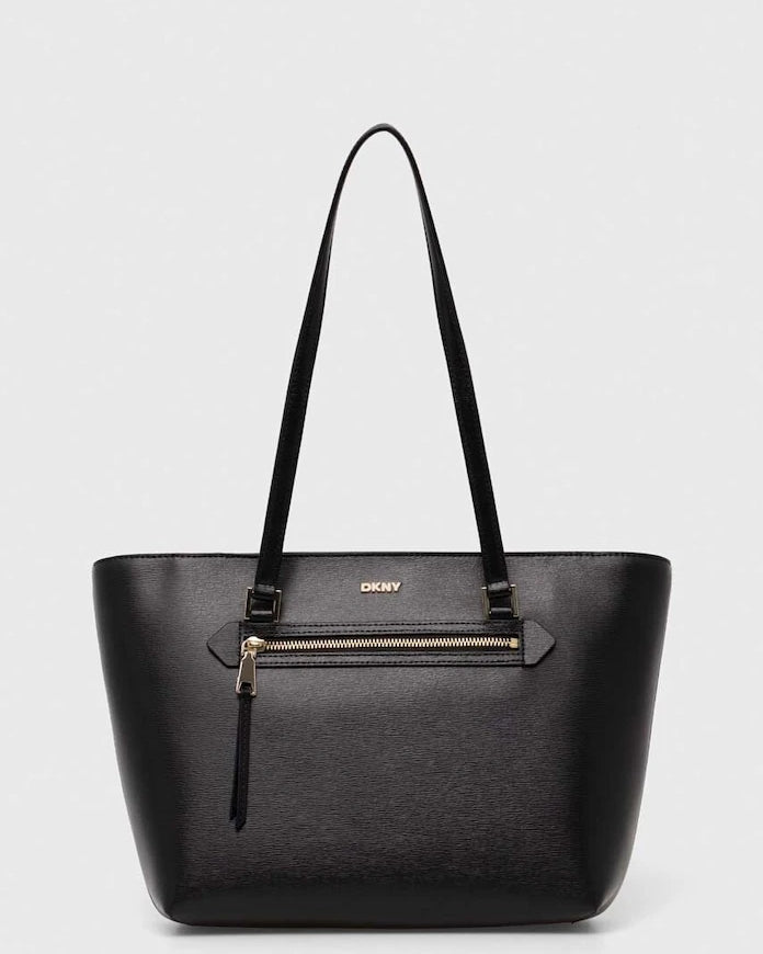 Кожена чанта Dkny