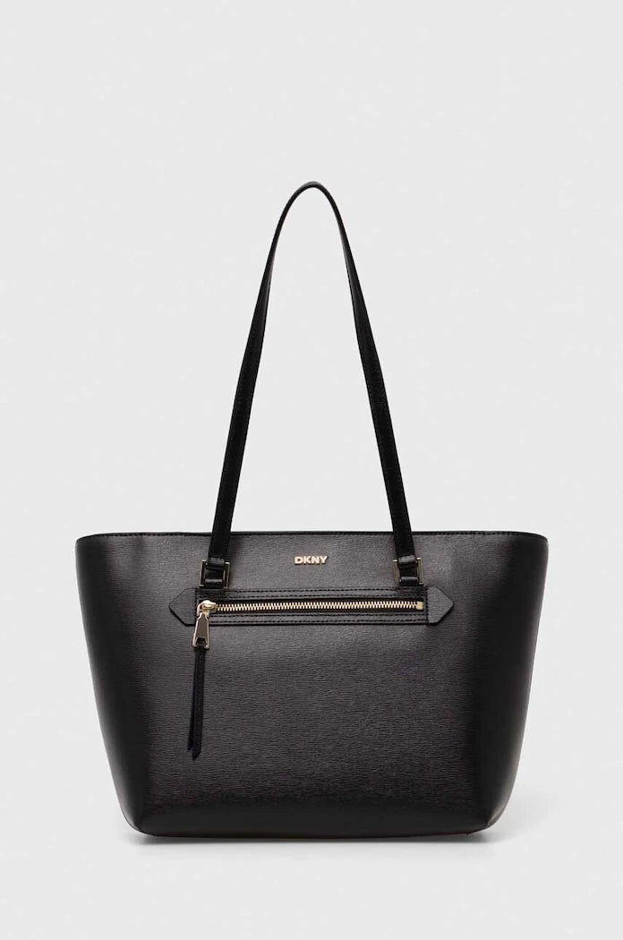 Кожена чанта Dkny