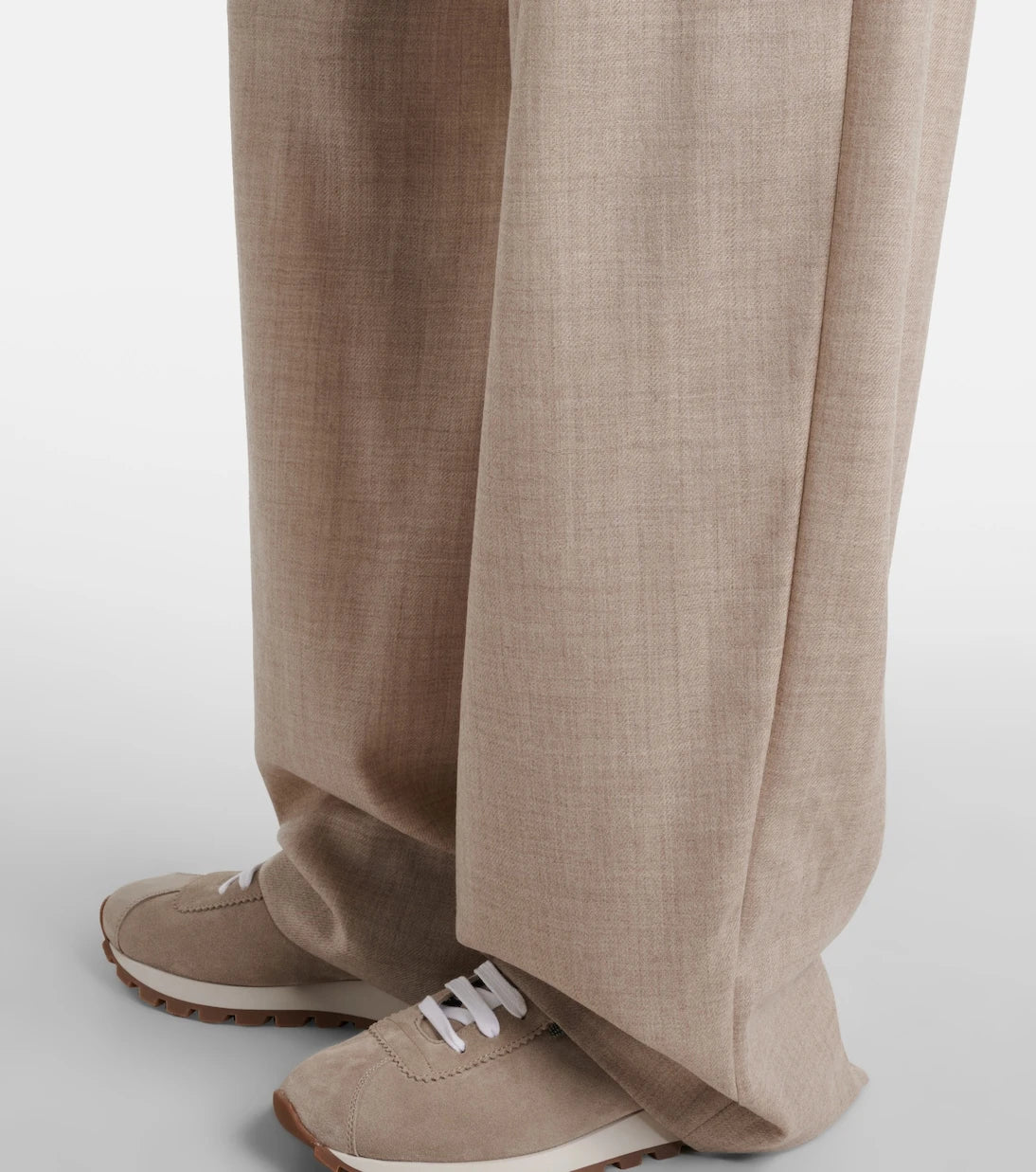 Brunello Cucinelli - Monili virgin wool wide-leg pants