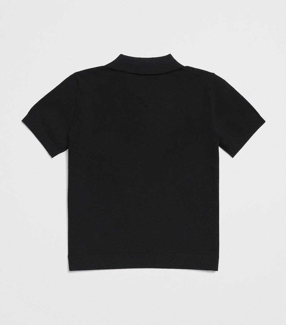 Emporio Armani Kids Knitted Logo Polo Shirt (4-16 Years)