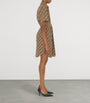 Burberry Beige Cotton Check Mini Dress