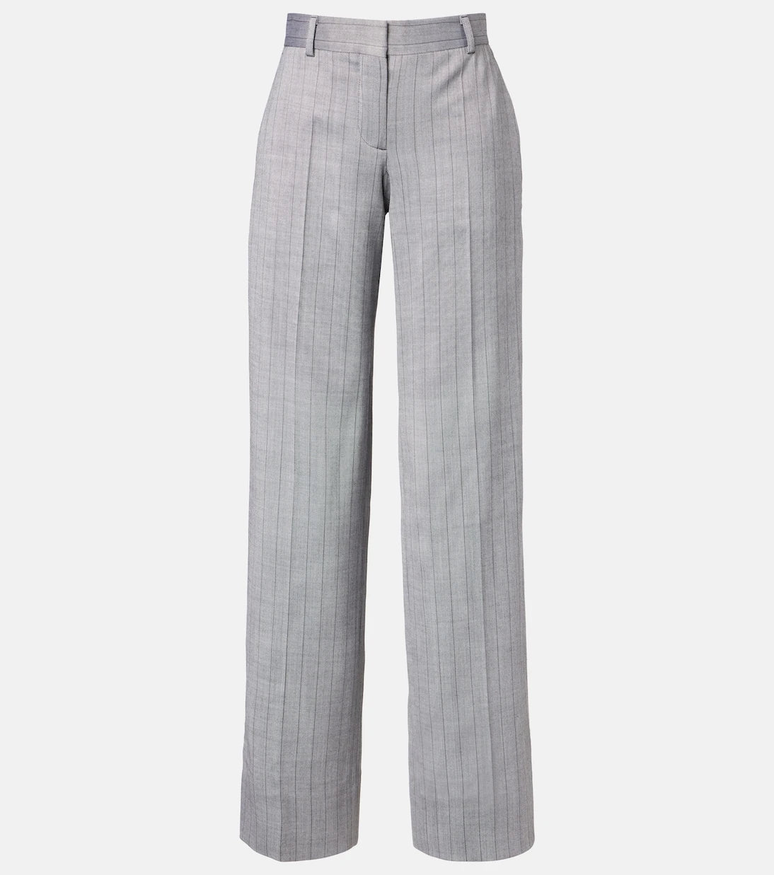 Stella McCartney - Striped wool wide-leg pants