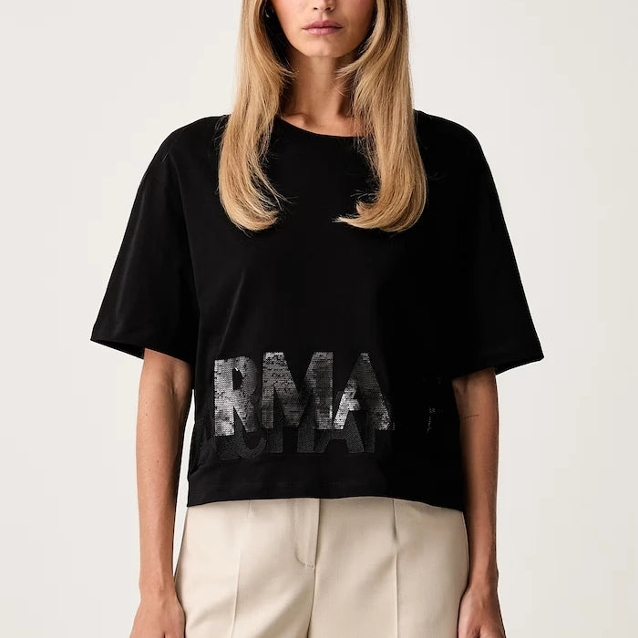 Armani Exchange kadın pamuklu tişört