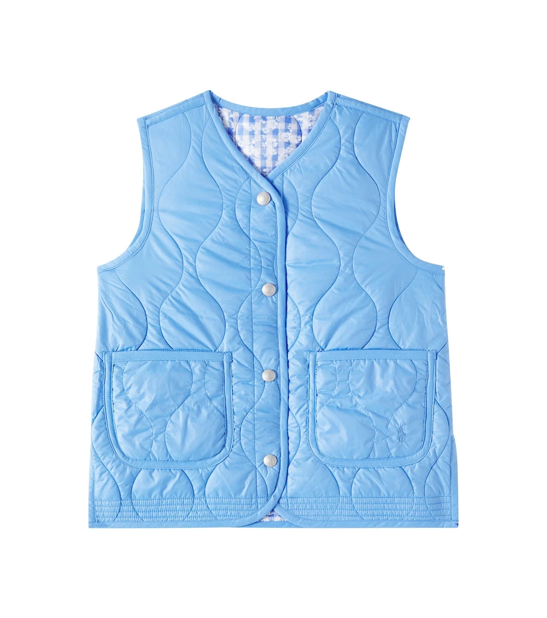 Polo Ralph Lauren Kids - Gingham reversible quilted vest