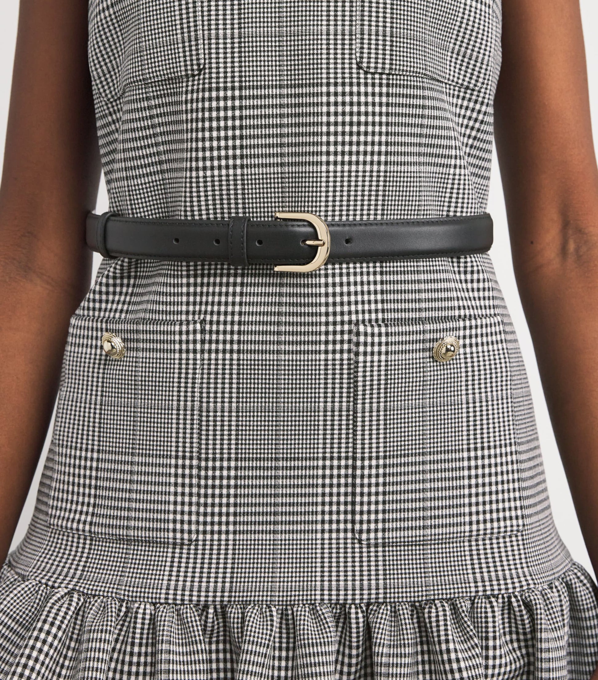 Self-Portrait Multi Prince of Wales Check Mini Dress