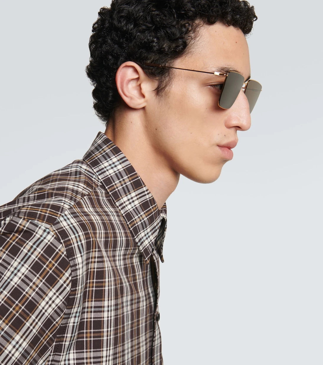Bottega Veneta - Ultrathin rectangular sunglasses