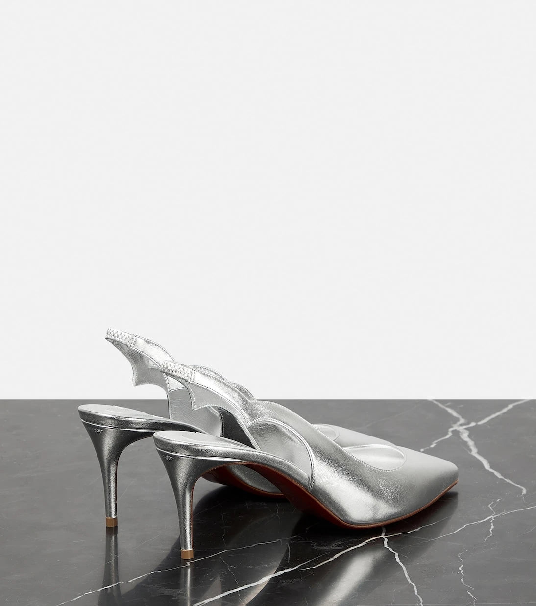 Christian Louboutin - Leather slingback pumps