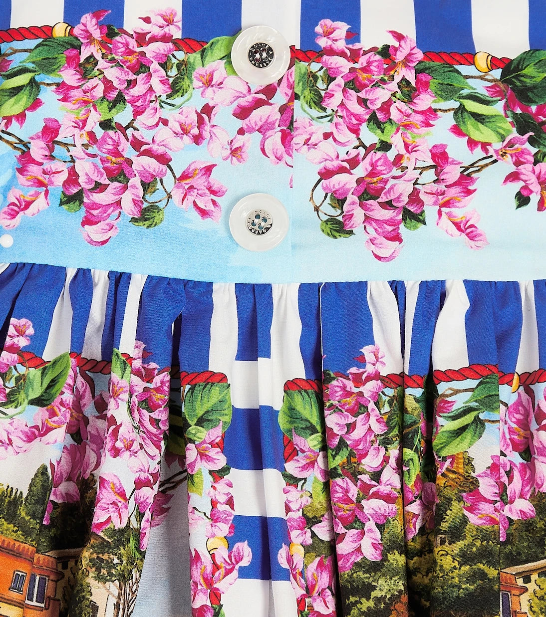 Dolce&Gabbana Kids - Baby Portofino dress and bloomers set