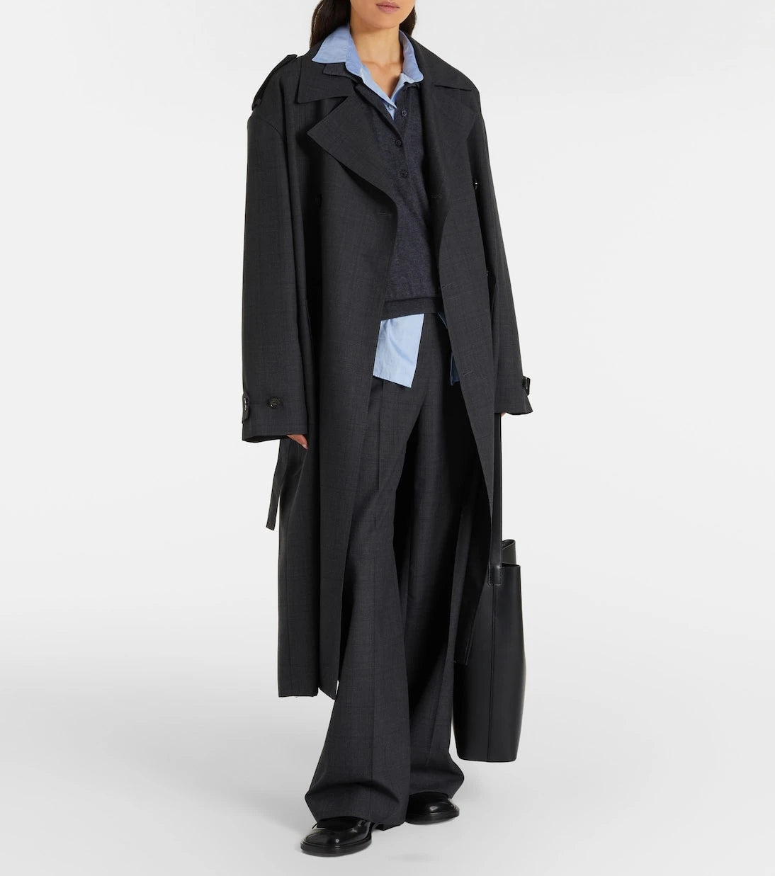 The Frankie Shop - Brickell plaid wide-leg pants